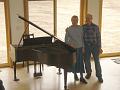 Mom and Dad with the piano